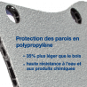 Habillage polypro & bois complet - Fiat Doblo 2010-2021 - détails protections polypro parois