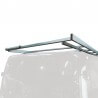 Galerie acier galvanisé plate pour Peugeot Partner 2018+ Vue arrière avec option rouleau de chargement