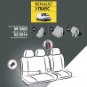 Housses de siège en tissu pour Renault Trafic 2003 - 2014